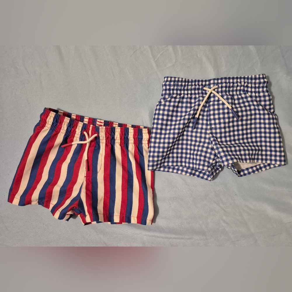 Cat & Jack Red and Blue Kids Shorts Set